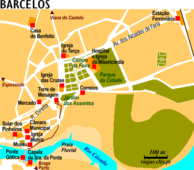 Mapa: Barcelos