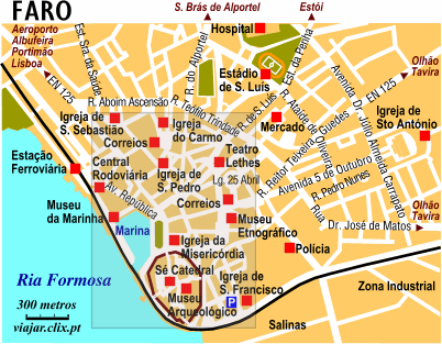 Mapa: Faro