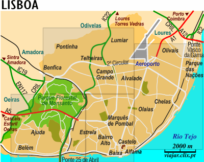 Map: Lisbon