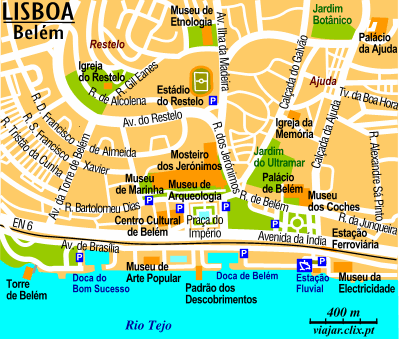Map: Lisbon: Belm