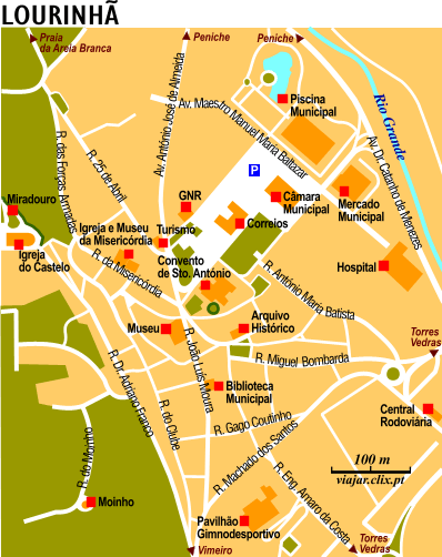 Map: Lourinh