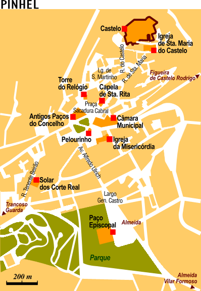 Mapa: Pinhel