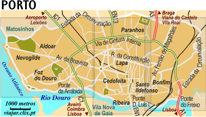 Mapa: Porto