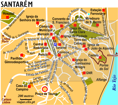 Mapa: Santarm