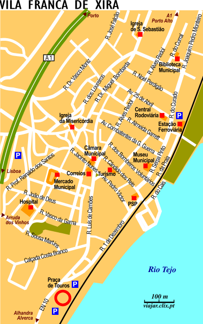 Map: Vila Franca de Xira