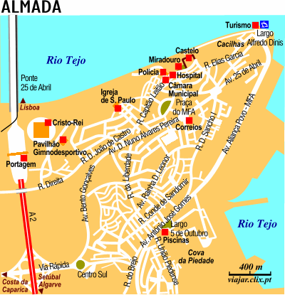 Mapa: Almada