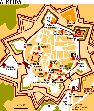 Mapa: Almeida