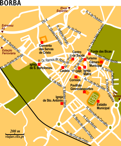 Map: Borba