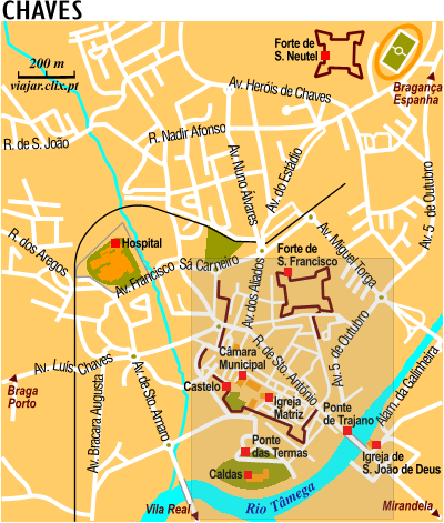 Mapa: Chaves