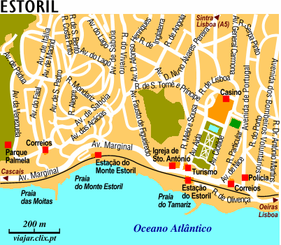 Mapa: Estoril