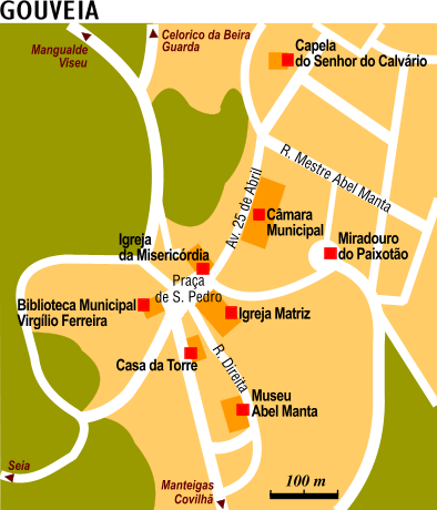 Mapa: Gouveia