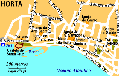 Mapa: Horta Centro