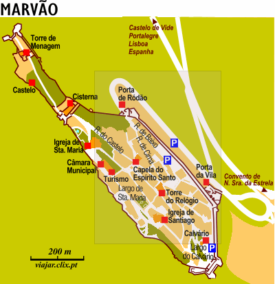 Map: Marvão