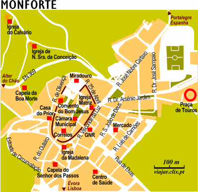 Mapa: Monforte