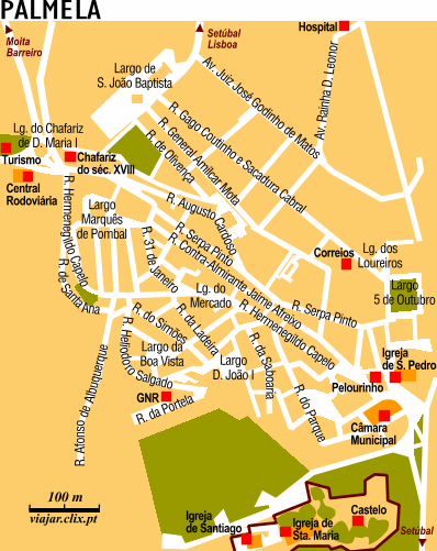Mapa: Palmela
