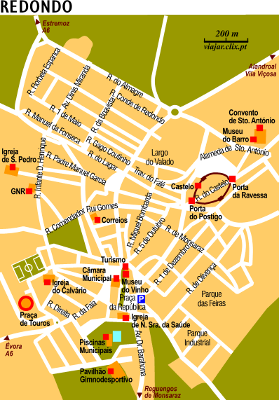 Mapa: Redondo