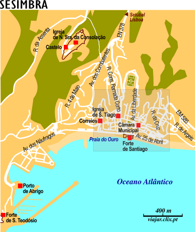 Map: Sesimbra