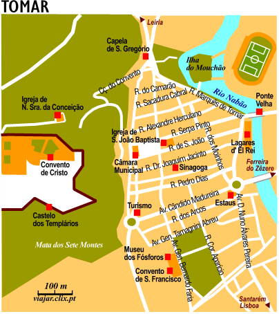 Map: Tomar